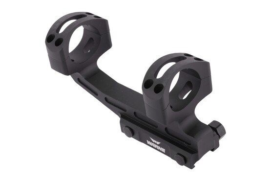 Warne Cantilever scope mount for modern sporting rifles, matte black.